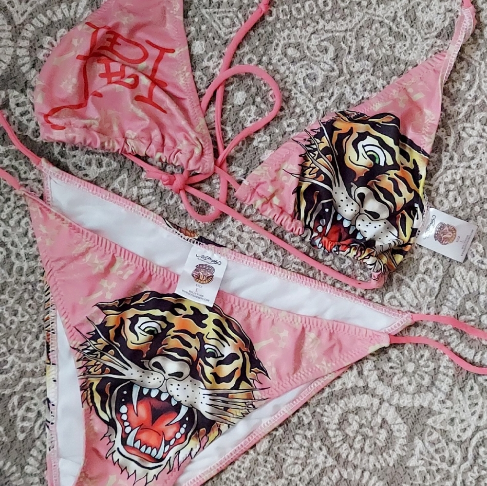 Ed hardy 2pc swimsuit
